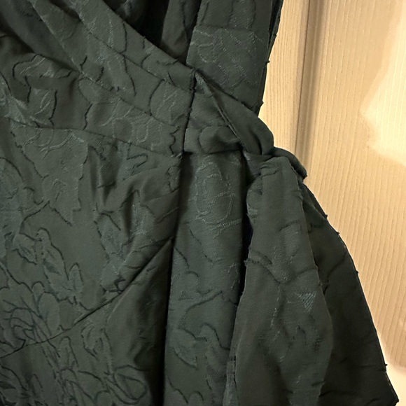 Anthropologie Hutch Forest Green Wrap Maxi Dress - Picture 4 of 4